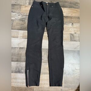 Ted Baker London Black‎ Skinny Pants Ankle Zip Stretch Size 2